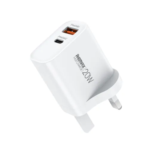 Remax RP-U120 20W 3pin Dock and Type-C To Type-C Cable White