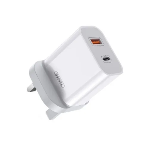 Remax RP-U120 Kiddy Series 20W QC+PD UK Plug Fast Charger