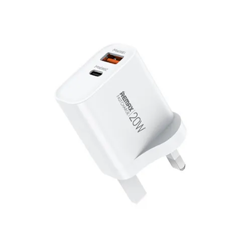 Remax RP-U120 Kiddy Series 20W QC+PD UK Plug Fast Charger
