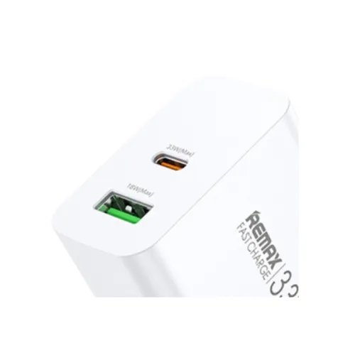 Remax RP-U122 33W A+C 3 Pin Fast Charger - White