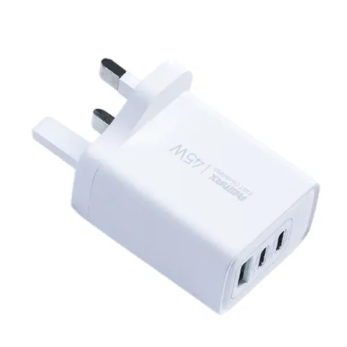 Remax RP-U139 45W 2C+1A Fast Charger 3pin White