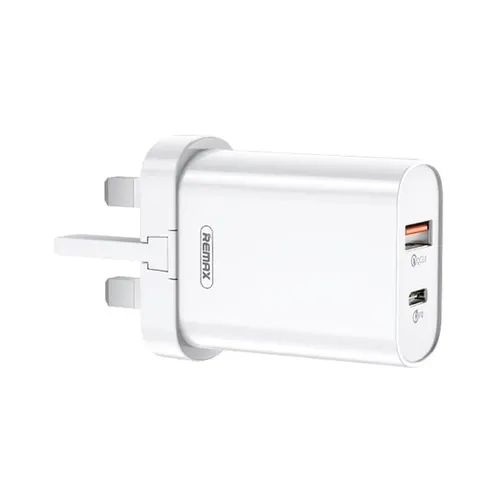 Remax RP-U37 18W Simple Series QC 3.0+ PD Fast Charging Adapter