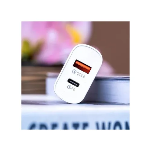 Remax RP-U37 18W Simple Series QC 3.0+ PD Fast Charging Adapter