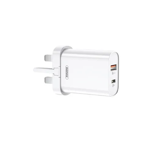 Remax RP-U37 18W Simple Series QC 3.0+ PD Fast Charging Adapter