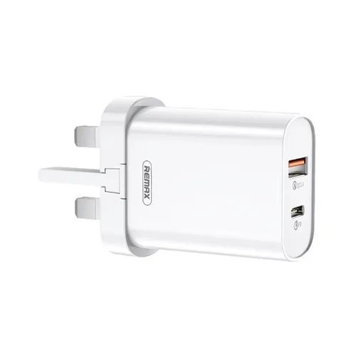 Remax RP-U37 18W Simple Series QC 3.0+ PD Fast Charging Adapter