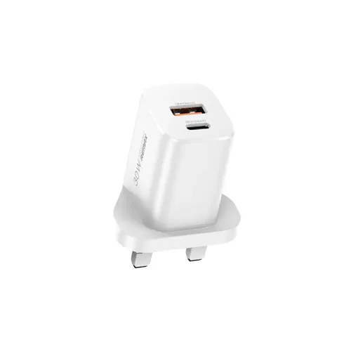 Remax RP-U6 Hansu Series 30W A+C Multi-Compatible Fast Charger