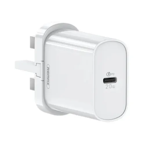 Remax RP-U70 Jane Series 20W PD USB-C UK 3 Pin Fast Charger