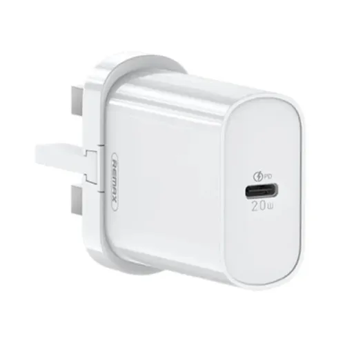 Remax RP-U70 Jane Series 20W PD USB-C UK 3 Pin Fast Charger