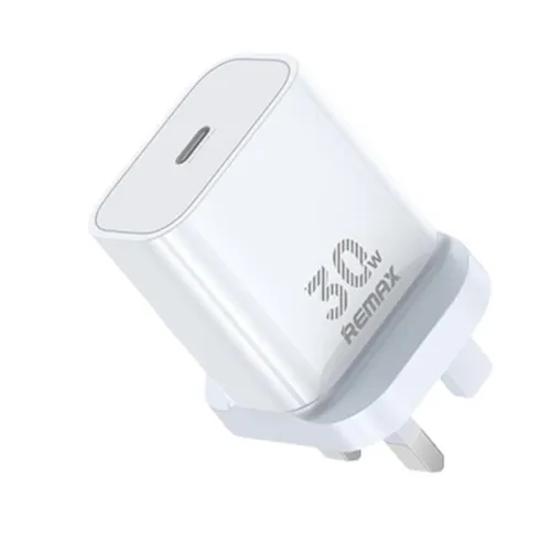 Remax RP-U71 30W Gan Charger With Type-C to Type-C Data Cable White