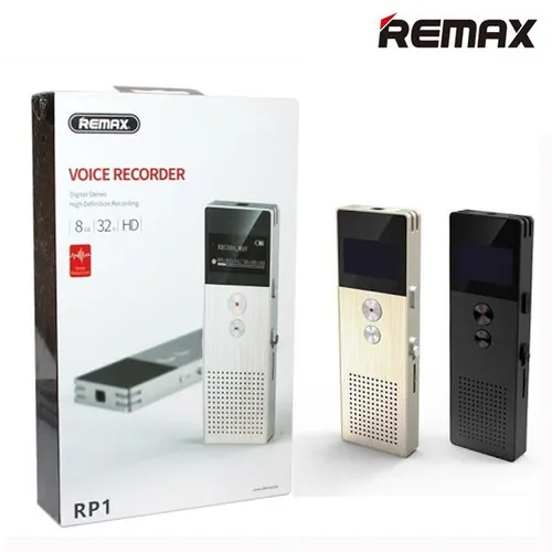 Remax RP1 Digital HD Voice Recorder (8GB / 13 Hours Capacity) Professional Audio Recorder