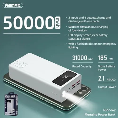 Remax RPP-162 Mengine Series 50000mAh Power Bank