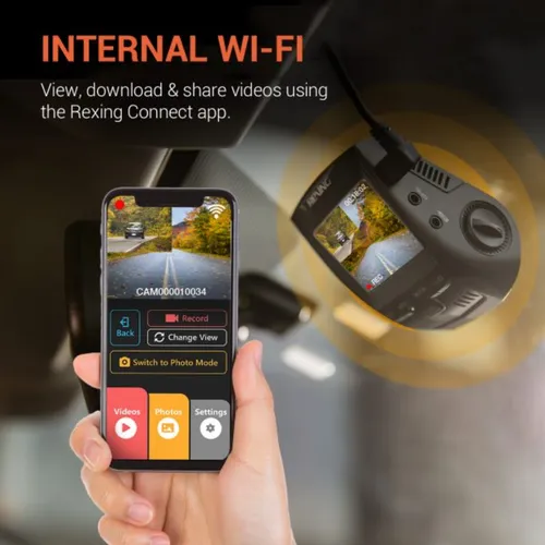 Rexing V1P Flex X4 4K WiFi Dual Dash Cam