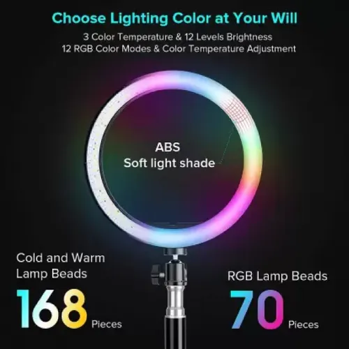 Ring Light MJ33 RGB LED Ring Light