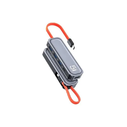 Rock TR04 5-In-1 Type-C To PD Multi-Function Docking Station