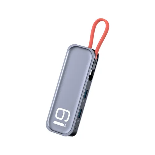 ROCK TR06 6 in 1 Type-C Multi-function Docking Station