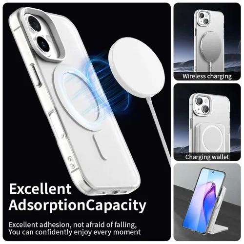 Rock Transparent Magnetic Protection Case For iPhone 17