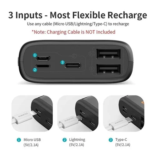ROMOSS Mini Portable 10000mAh Power Bank