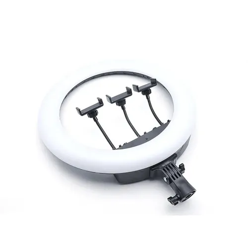 RTAKO 22" LED Ring Light with 3 Phone Holders