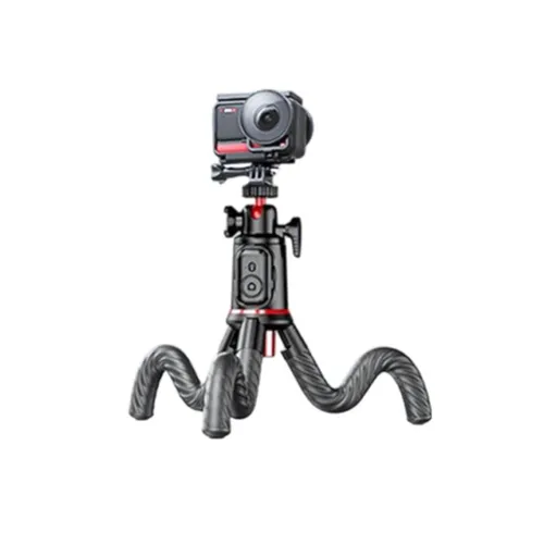 RTAKO C03 Octopus Extendable Tripod Selfie Stick with Detachable Phone Holder