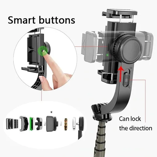 Rtako L08 Mini Gimbal Stabilizer Selfie Stick Tripod