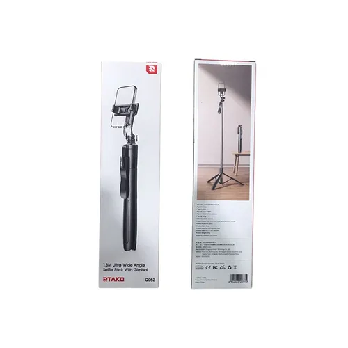 RTAKO Q052 1.8M Ultra Angle Selfie Stick With Gimbal
