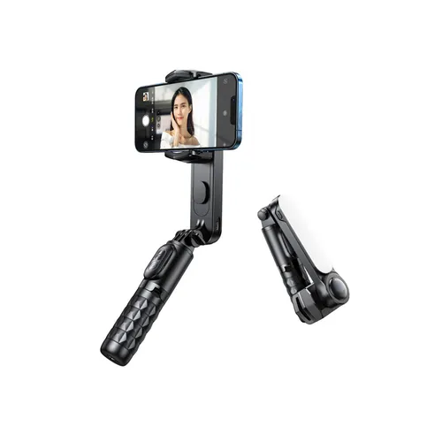 Rtako Q09 Mini Electric Gimbal Stabilizer with Extendable Selfie Stick Tripod
