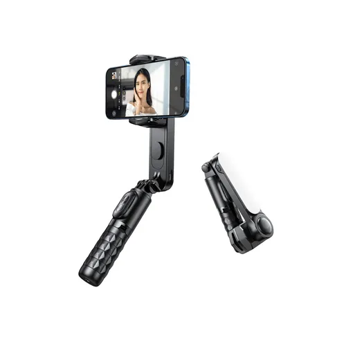 Rtako Q09 Mini Electric Gimbal Stabilizer with Extendable Selfie Stick Tripod