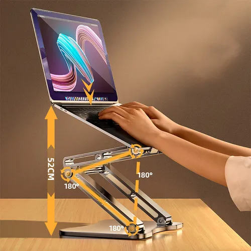 RTAKO RS-CP75D3-Level Carbon Steel Laptop Stand