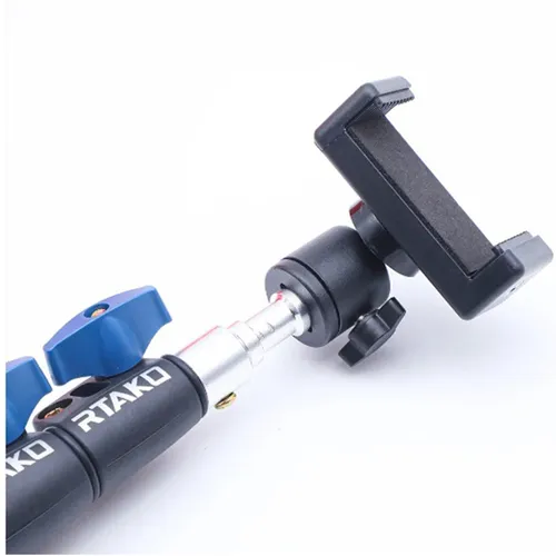 RTAKO ZJ-ZB03 210cm Matte Finish Carbon Steel Tripod With Storage Bag