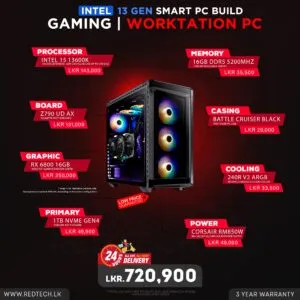 RTG Smart PC Build 22N6 – INTEL – for Gamers & Creators