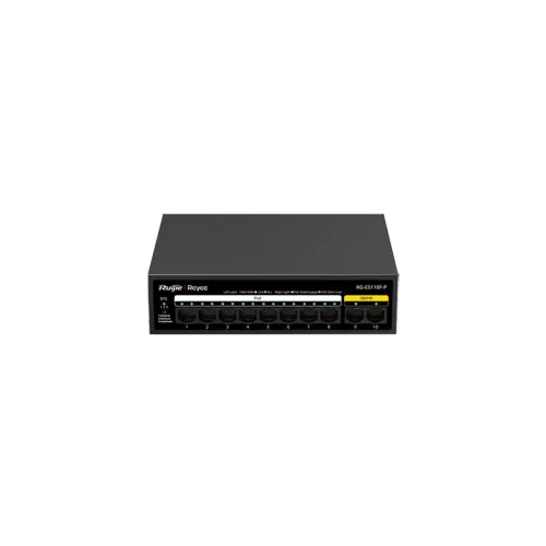 RUIJIE REYEE RG-ES110F-P 10 PORT 10/100 MBPS POE SWITCH(3y)