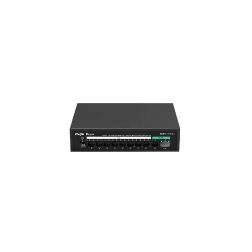 RUIJIE REYEE RG-ES110GS-P-L 10 PORT 10/1000MBPS PoE SWITCH(3y)