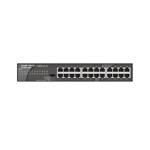 Ruijie Reyee RG-ES124GD, 24-port 10/100/1000Mbps Unmanaged Network Switch