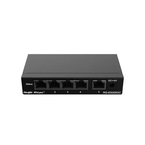 Ruijie Reyee RG-ES205GC-P 5-Port Gigabit Smart Cloud Mananged PoE Network Switch