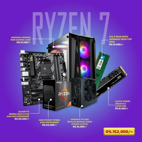 Ryzen 7 5700G Budget PC Build