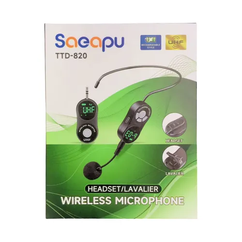 Saeapu TTD-820 Lavalier Wireless Microphone