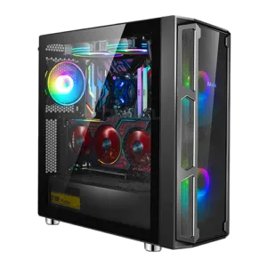 SAMA W3 Tempered Glass ATX Gaming PC Case