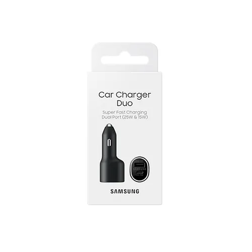 Samsung 25W + 15W Super Fast Dual Car Charger