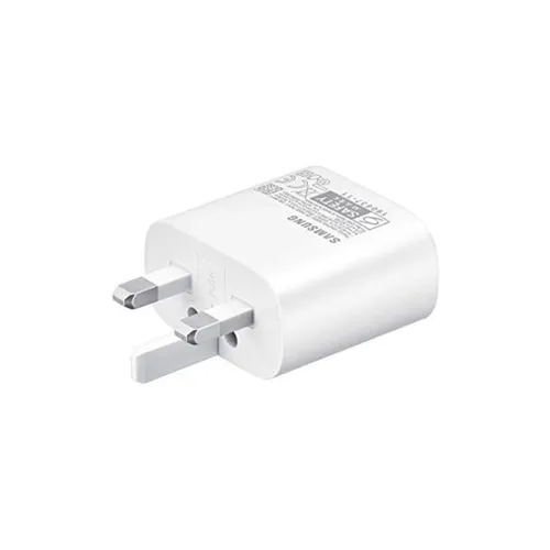 Samsung 25W Adapter USB-C 3 Pin - White