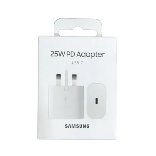 Samsung 25W Adapter USB-C 3 Pin - White
