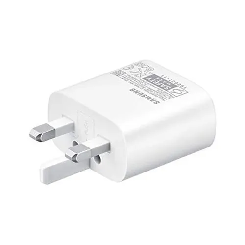 Samsung 25W Super Fast Charging USB-C 3 Pin Travel Adapter