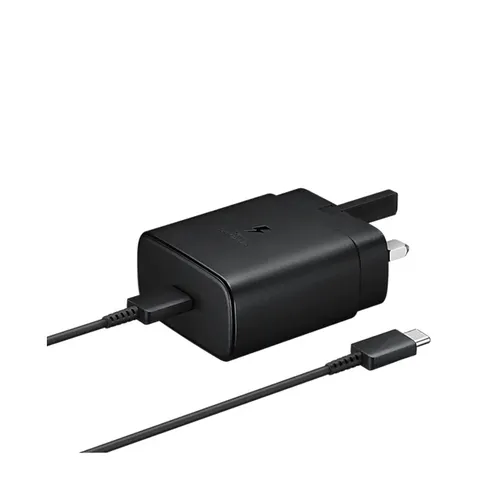 Samsung 25W UK 3 Pin USB-C Adapter with Type-C to Type-C Cable