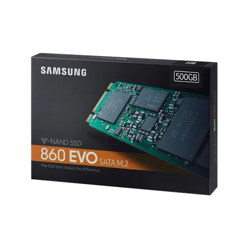 SAMSUNG 860 EVO 500GB M.2 (MZ-N6E500BW) (3y)
