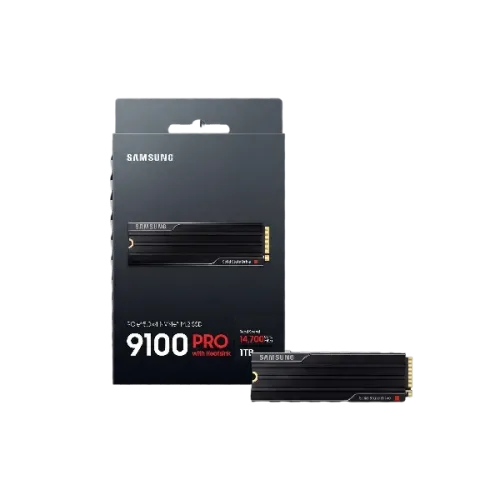 Samsung 9100 Pro NVMe Gen 5 M.2 SSD 1TB with Heatsink