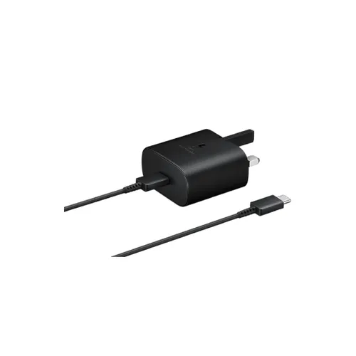 Samsung (CN Version) PD Fast Charger 25W Samsung 25W PD Fast Charging Adapter with 5A Fast Charging Cable Type-C to Type-C (A Grade)