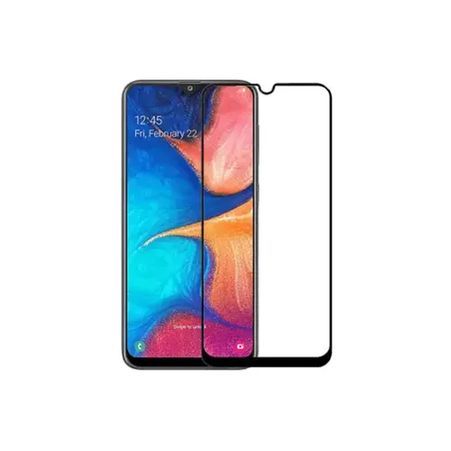 Samsung Galaxy A20 Full Glue Tempered Glass Screen Protector