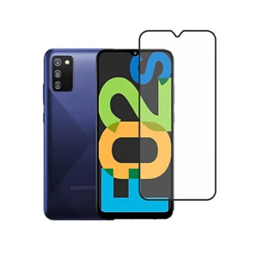 Samsung Galaxy F02s Full Glue Tempered Glass Screen Protector
