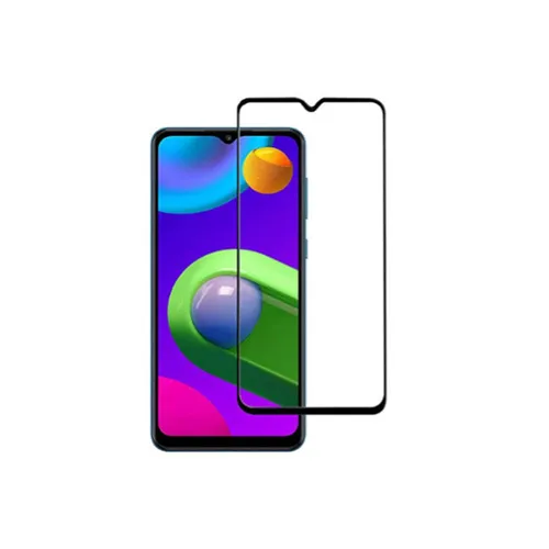 Samsung Galaxy M02 Full Glue Tempered Glass Screen Protector