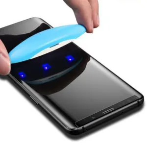 Samsung Galaxy S10 UV Full Glue Tempered Glass Screen Protector with Curve – In Display Finger print works – LITO BRAND