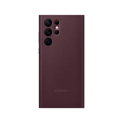 Samsung Galaxy S22 Ultra Clear View Cover - Maroon
